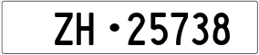 Truck License Plate